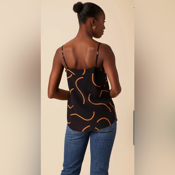 Amour Very Barlow Washable Silk Cami - Waves Carmel Color -       Size 1… - Picture 3 of 10